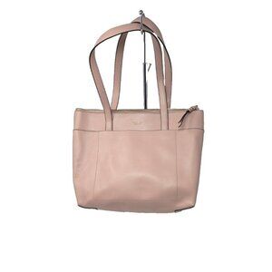 Kate Spade New York Large Pink Leather Tote Shoulder Bag